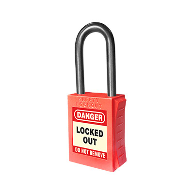 UL405 R Premium Padlock Red Nylon Keyed Differently Web 1