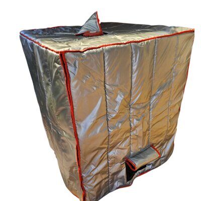 Thermal Bubble Aluminium Ibc Cover With Flaps 1 MAX TCUV01 1