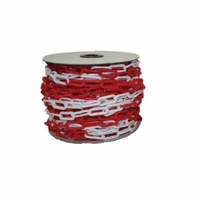 Plastic Chain - 40M 5 PCI RW Plastic Chain Red White Web 1