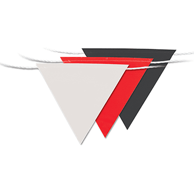 Flag Bunting 30m Roll – Red/Black/White